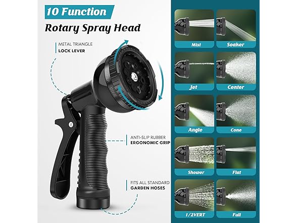 CXEZSIK Garden Hose Non-Expanding - 100ft