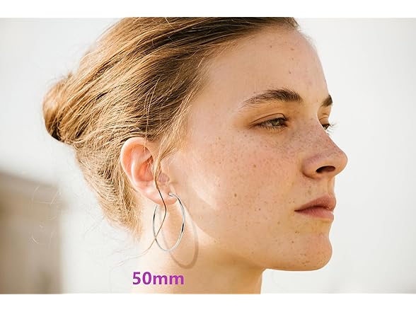 Hoop Earrings 3 Pairs Sterling Silver