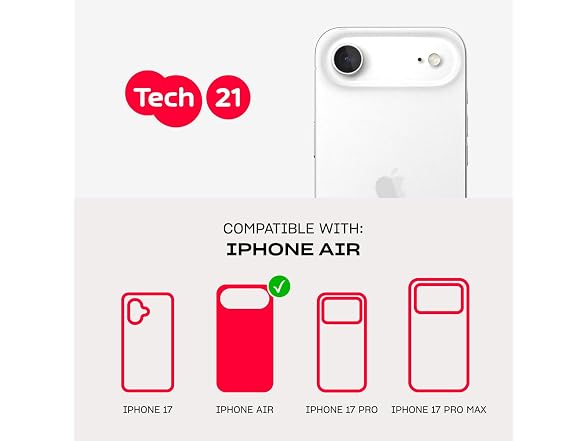 Tech21 EvoClear Case for iPhone 17 Air