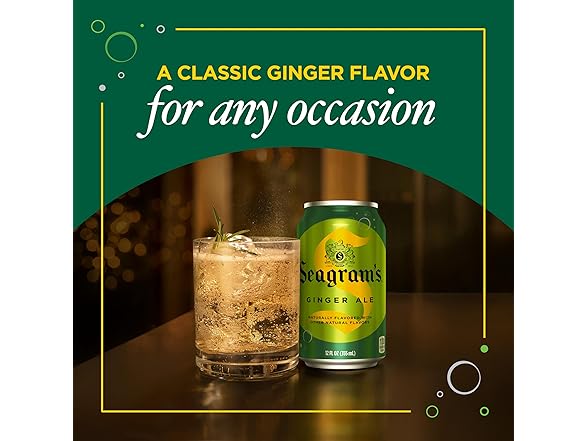 Seagram's Ginger Ale, 12 fl oz, 12 Pack