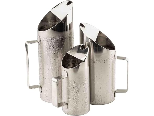 TableCraft 12812 Premium Stainless Steel Pitcher Silver 