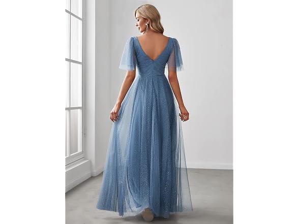 Ever-Pretty Women (US16) Ruffle Sleeves Dress