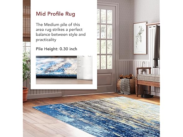 nuLOOM Katharina Area Rug, 4x6, Blue
