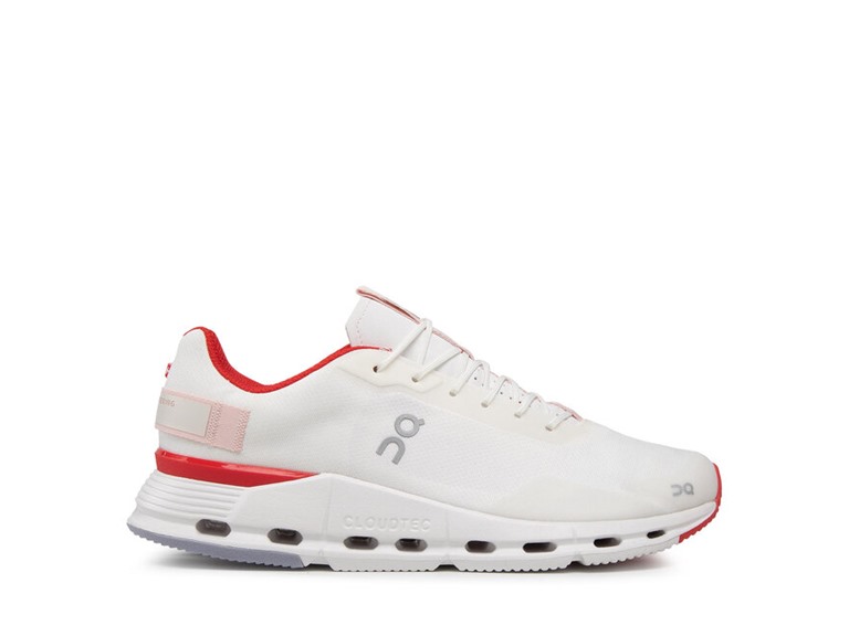 On Running  26.98485 7 On Running Cloudnova Form Men's Shoes White/Red White/Red