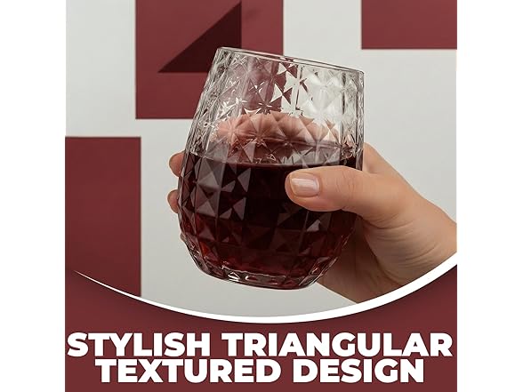 Fun Express  Stemless Wine Glasses - 12 piece