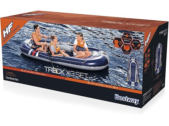 Bestway Hydro-Force Treck X3 Raft 3 Person