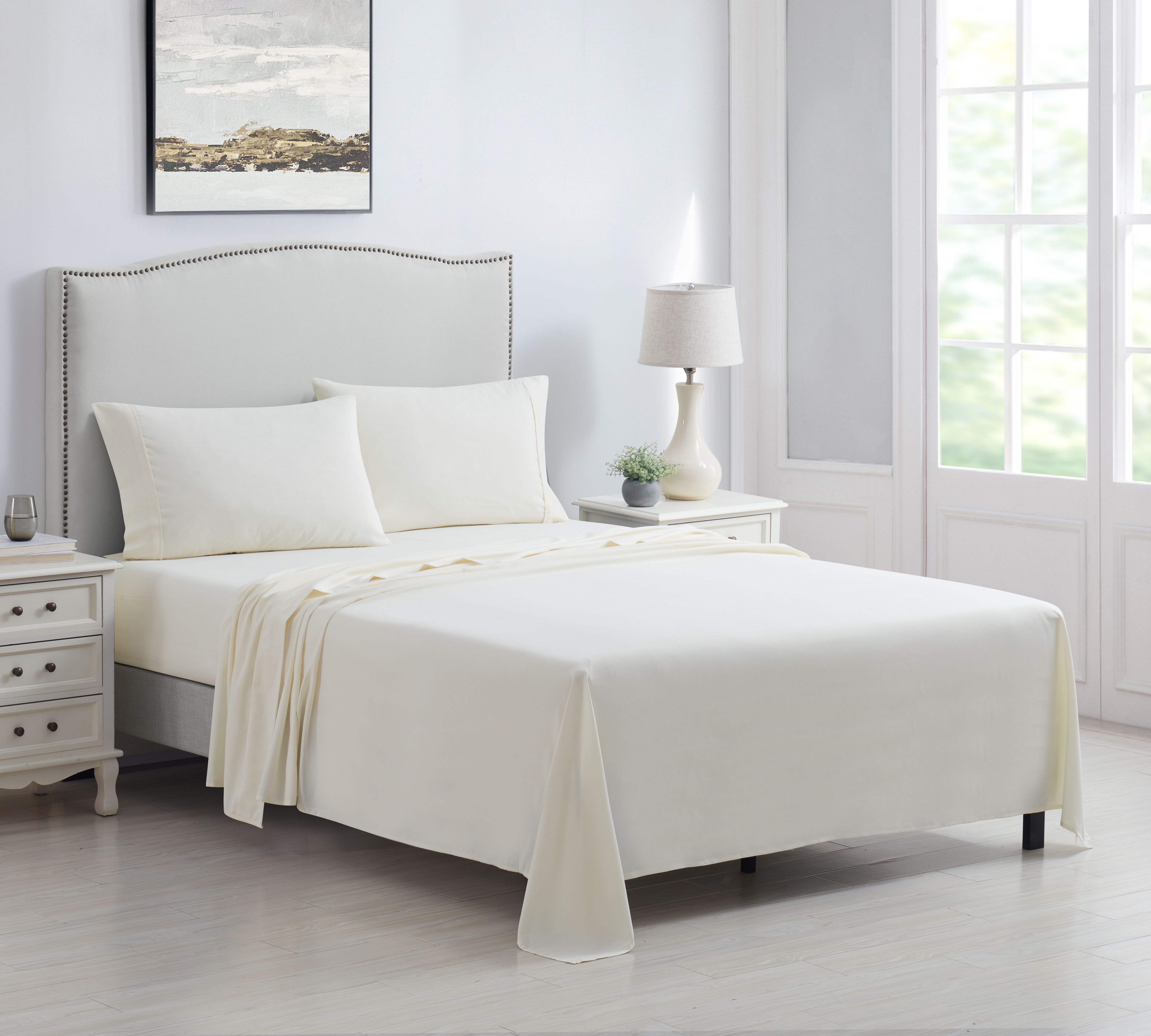 Kathy Ireland 4-PC Microfiber Sheet Set - Gallery 26