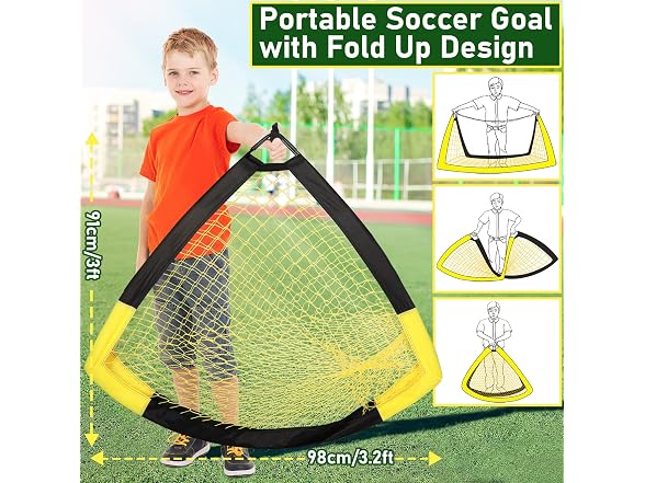 Happy Jump 7x5 Portable Soccer Goal Net
