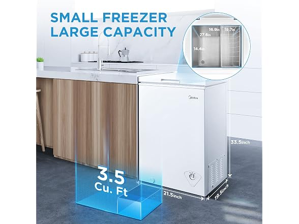 Midea MRC04M3AWW White 3.5 cu. ft.