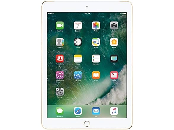 Apple 2017 iPad (9.7-inch, WiFi + Cellular, 32GB) - Gold (Renewed) (Open Box)