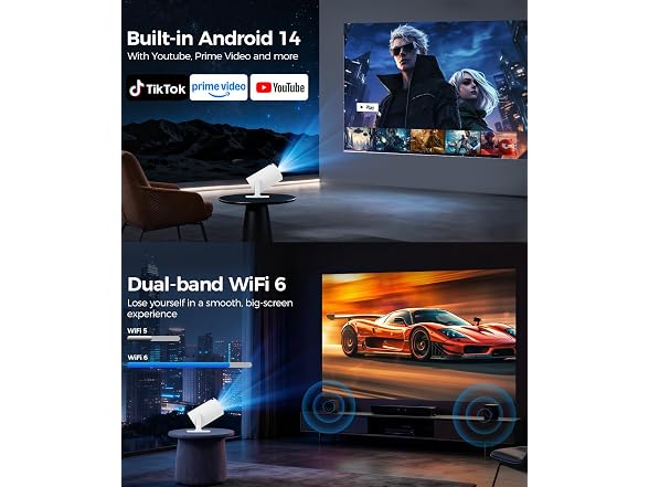 Magcubic HY300-TP 4K Ultra Portable Projector