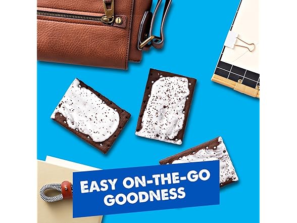 12CT Pop-Tarts Toaster Pastries, Frosted Cookies & Creme
