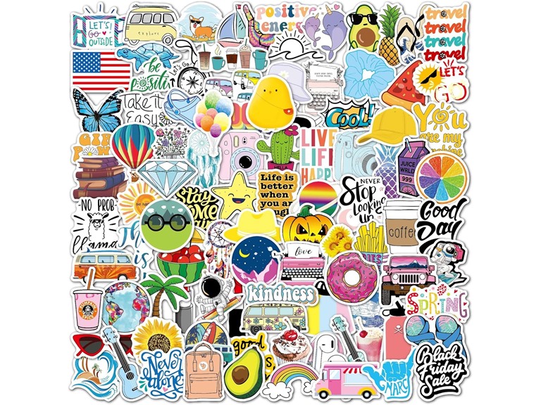 200 PC Random Funny Themed Stickers