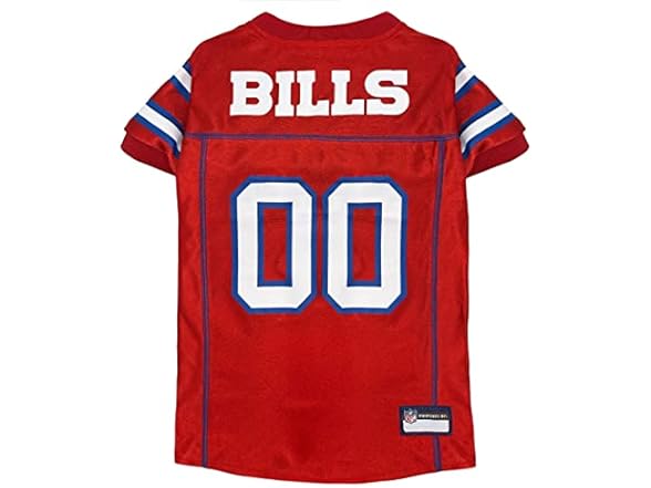 Pets First NFL Buffalo Bills Color Rush Dog Jersey