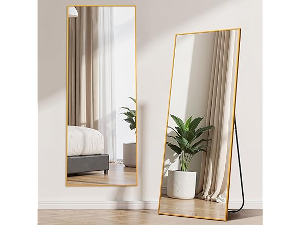 Simple Deluxe Aluminum Frame Large Mirror