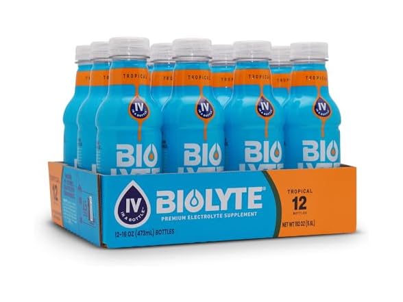 12Pk BIOLYTE Electrolyte Drink - Doctor-Formulated
