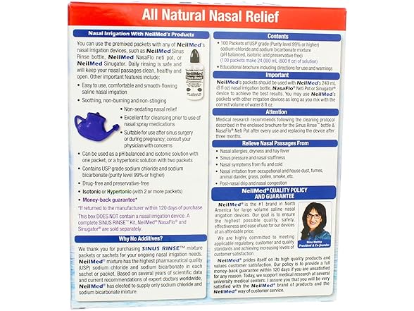 Neilmed Sinus Kit Refills Size 100ct