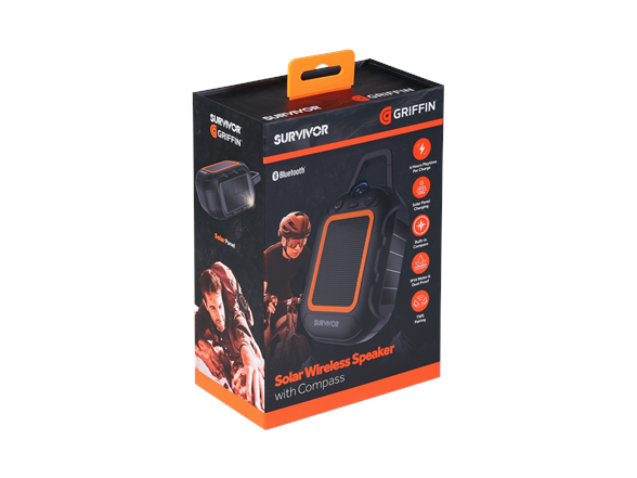 Solar Wireless Speaker with Compass