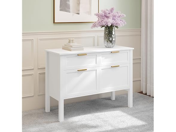 Martha Stewart Hutton File Cabinet, Wht