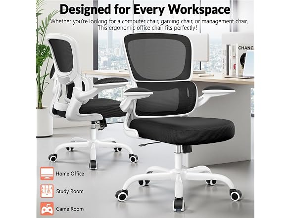 Bestfair W0893 2202 Office Chair White (Open Box) - Gallery 7