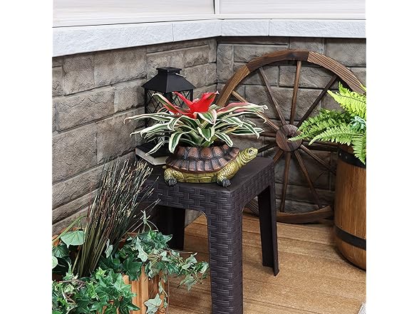 Sunnydaze Decor FC-747 Teddy the The Turtle 11" Planter