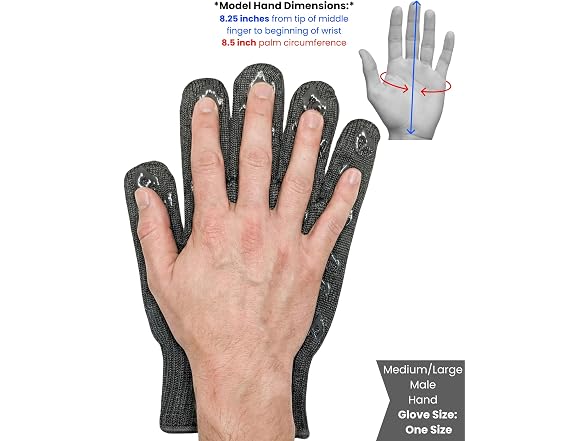Oven Gloves with Fingers - 932?F Extreme Heat Proof