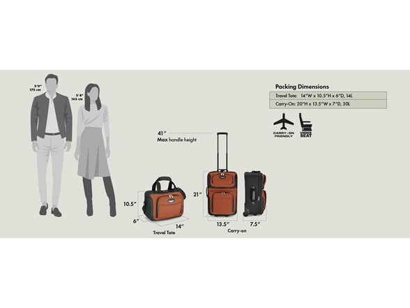 Travel Select Expandable Luggage, 2-Piece Set (15/21)