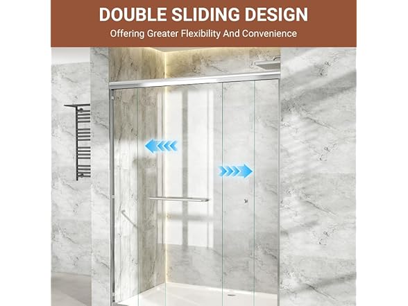 Double Sliding Shower Door