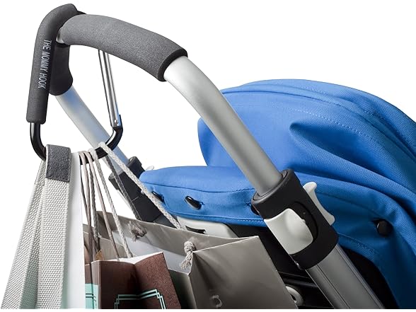 The Mommy Hook Stroller Accessory Silver