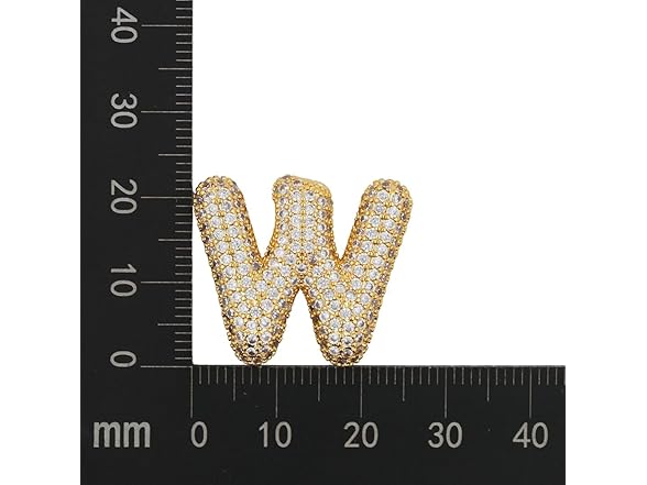 DIOWUS Bubble Letter Necklace