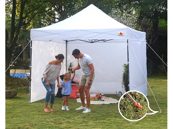 ABCCANOPY 11 Inch Tent Stakes 10 Pcs Non