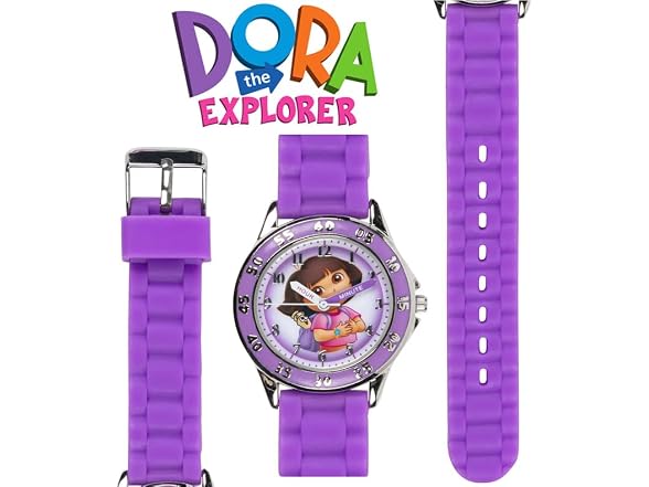 Accutime Dora the Explorer Girls Analog Watch