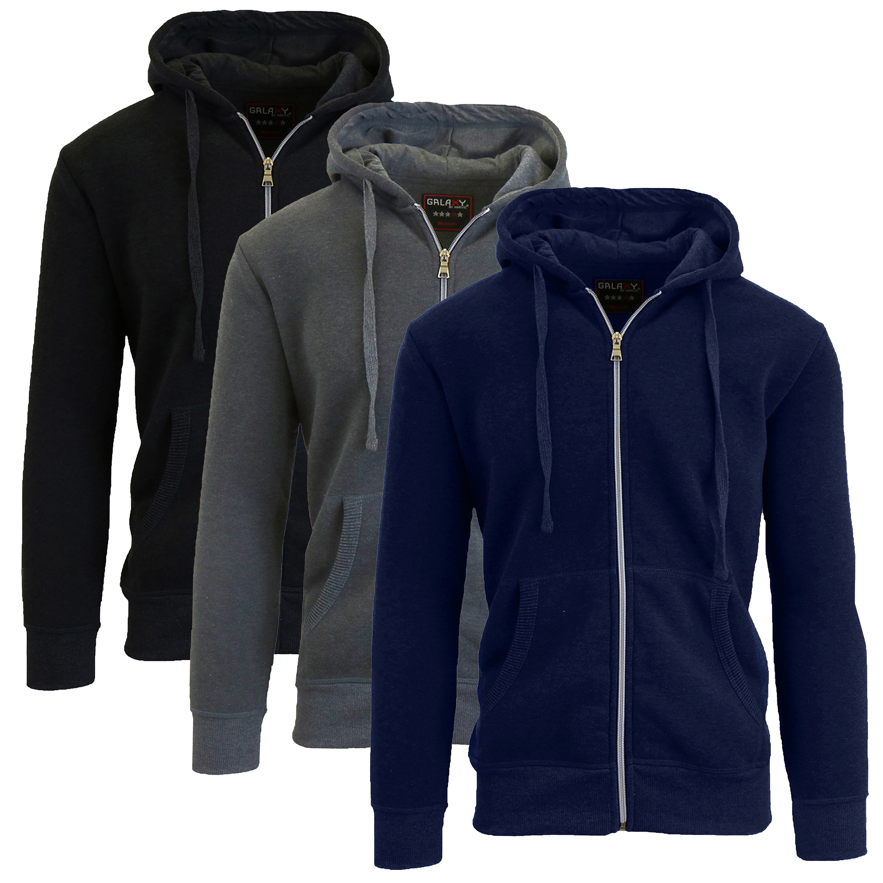 Boys Fleece-Lined Zip Sweater Hoodie - Gallery 29