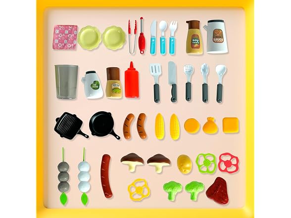 Easy Playhouse BBQ Grill Toy Playset