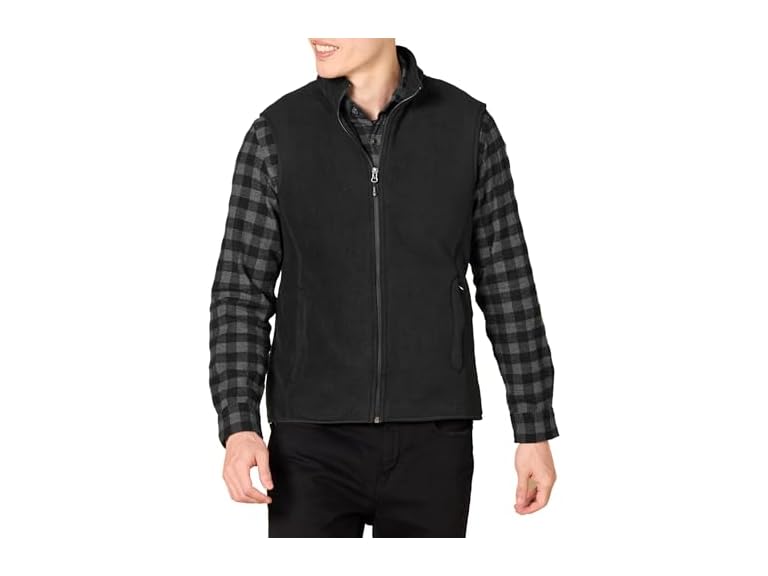 AE Mens FullZip Polar Fleece Insulated Vest - Gallery 15