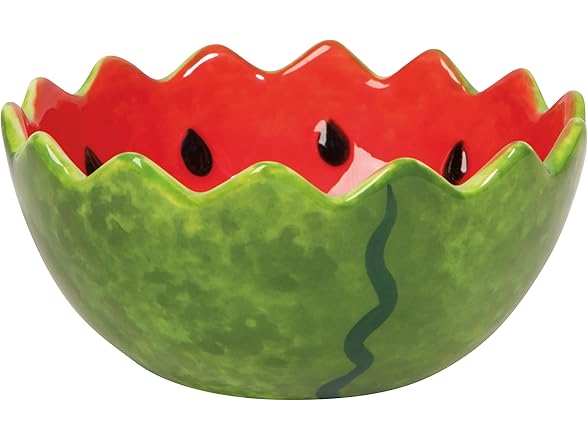 Jubilee Melon Pop Shaped 5oz Stoneware Bowls Set of 3