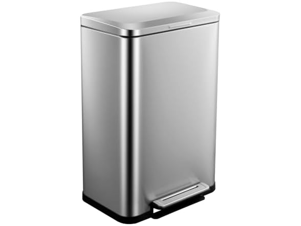 OUTLANE 13 Gallon Stainless Steel Kitchen Trash Can