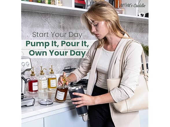 MoM's Cuddle Coffee Syrup Dispenser