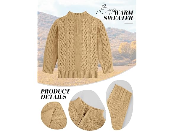 Flmcoc Boys (3-4T) Toddler Boys' Girls' Sweater