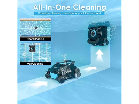 ROBOKLEEN Cordless Robotic Pool Vacuum