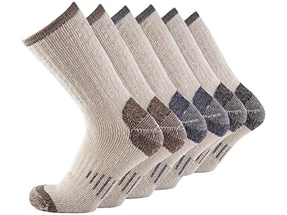 NEVSNEV Men's Crew Socks 3-Pairs