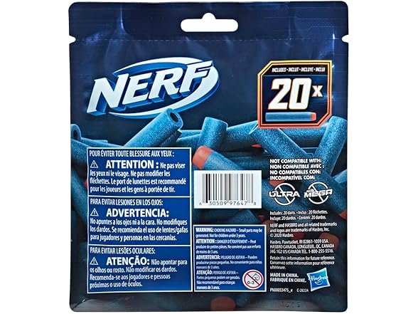 NERF Elite 2.0 20-Dart Refill Pack