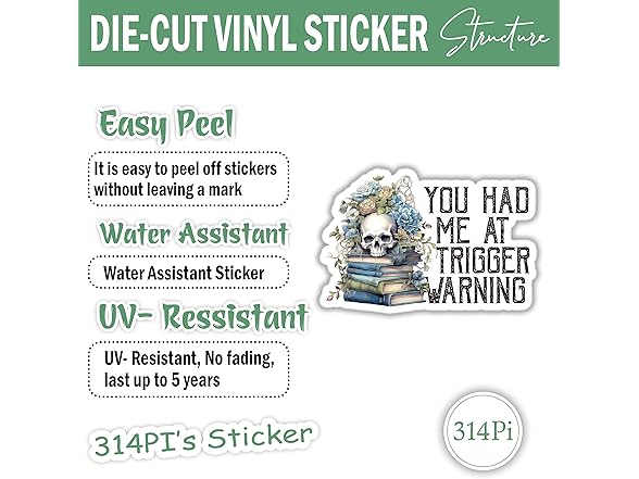 You Had Me At Trigger Warning Stickers