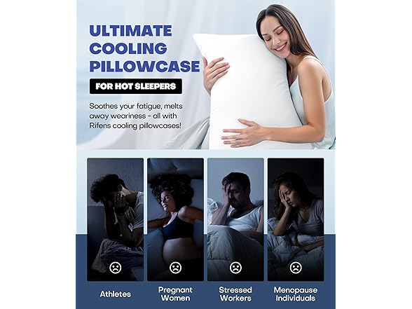 Rifens Ice Cooling Pillowcase