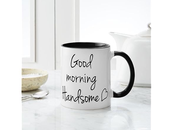 CafePress Good Morning Handsome Mug