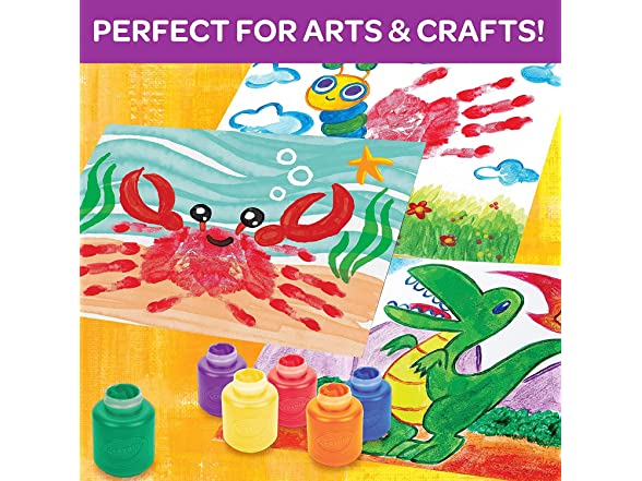Crayola Washable Kids Paint, 6 Count