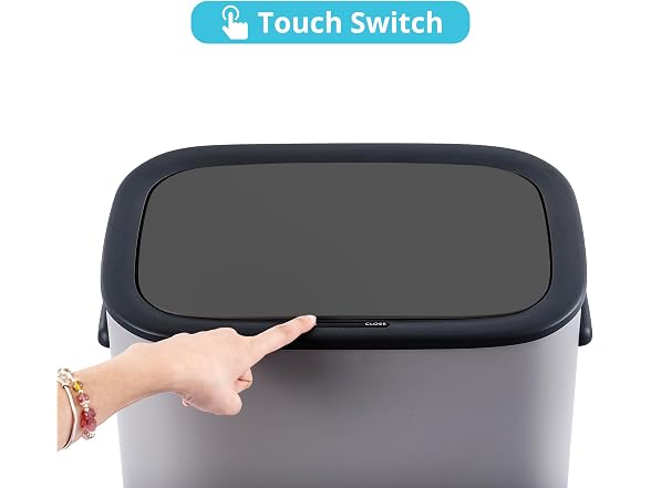 OUTLANE 13 gal/50L Motion Sensor Trash Can