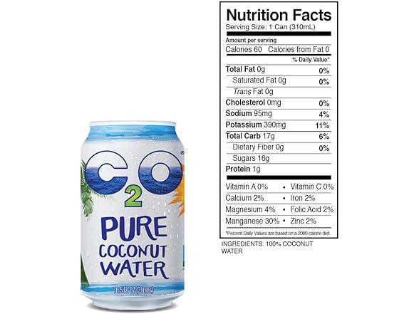 24PK C2O - Coconut Water, The Original Flavor