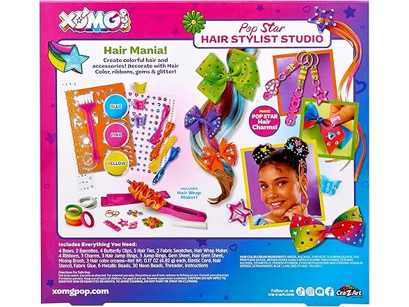 Cra-Z-Art XOMG POP! Pop Star Hair Stylist Studio