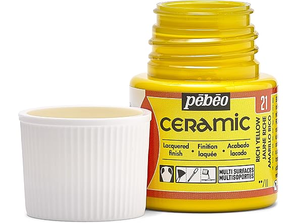 PEBEO 025-021 Ceramic, Enamel Effect Paint,